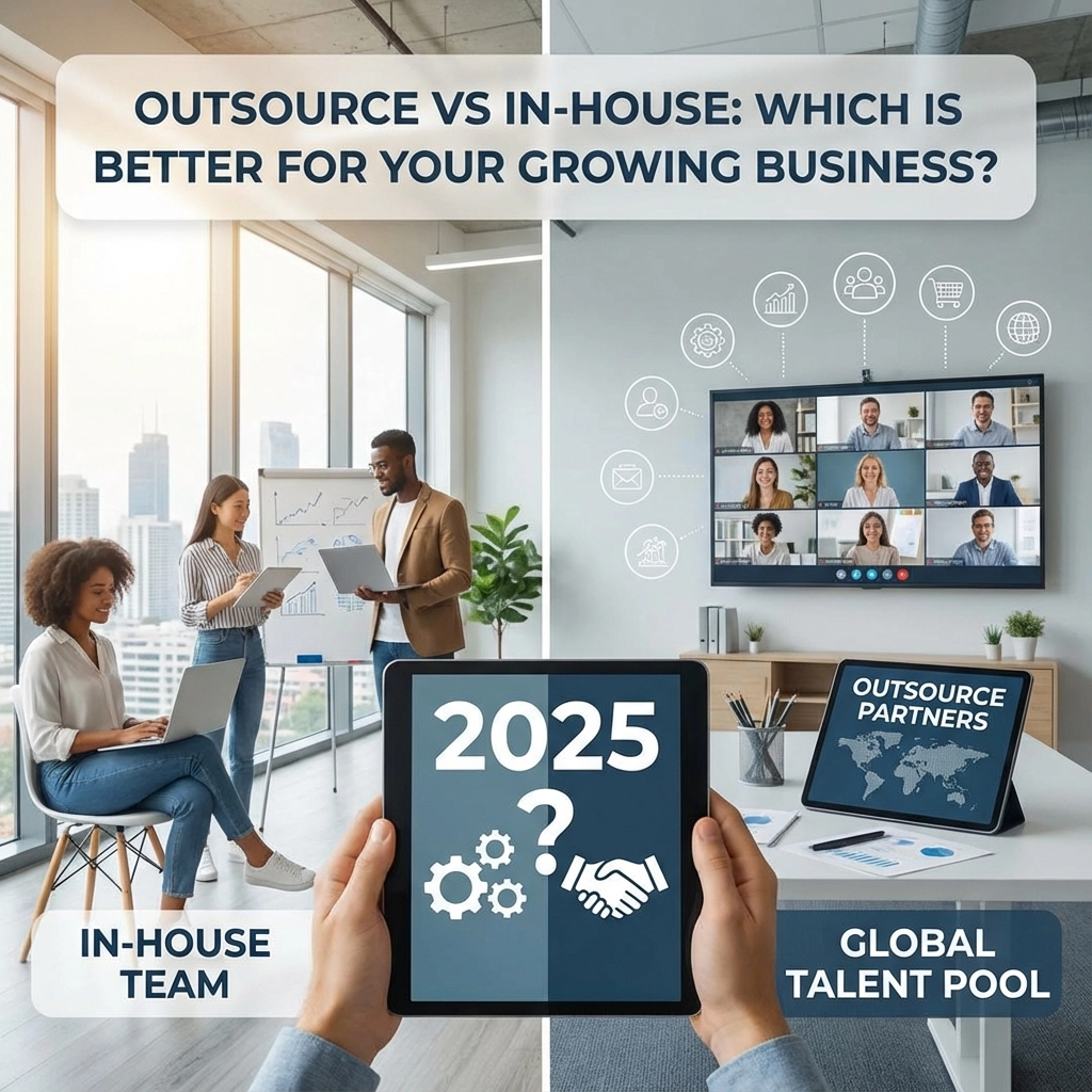Outsource vs In-House: Which Is Better for Your Growing Business in 2025?