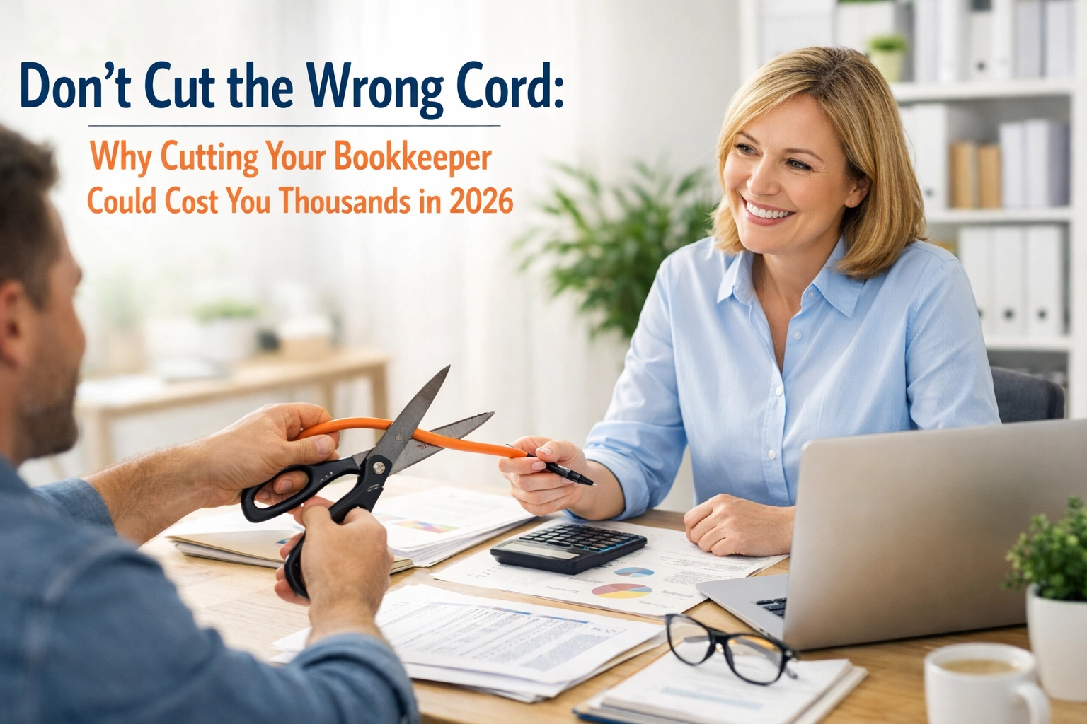 Don't Cut the Wrong Cord: Why Cutting Your Bookkeeper Could Cost You Thousands in 2026
