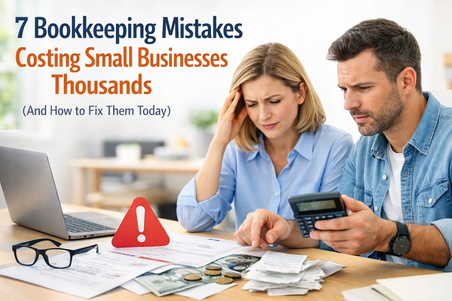 7 Bookkeeping Mistakes Costing Small Businesses Thousands (And How to Fix Them Today)
